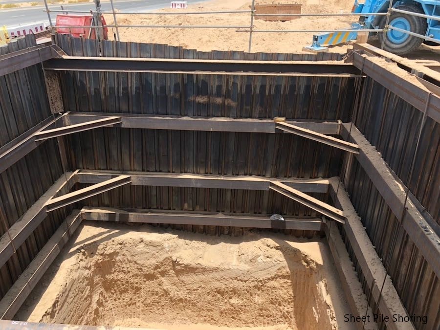 Steel Sheet Pile Wall Design At Ola Cahoon Blog