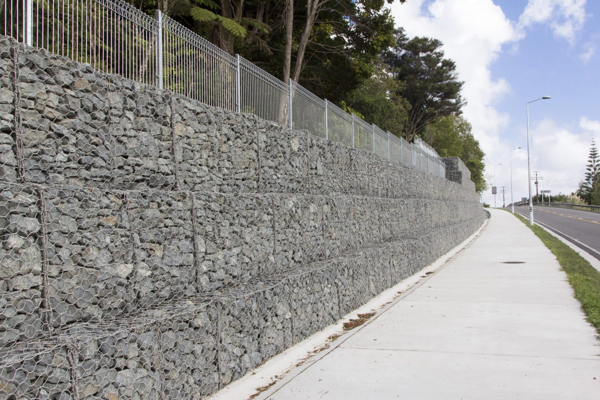 Gabion walls