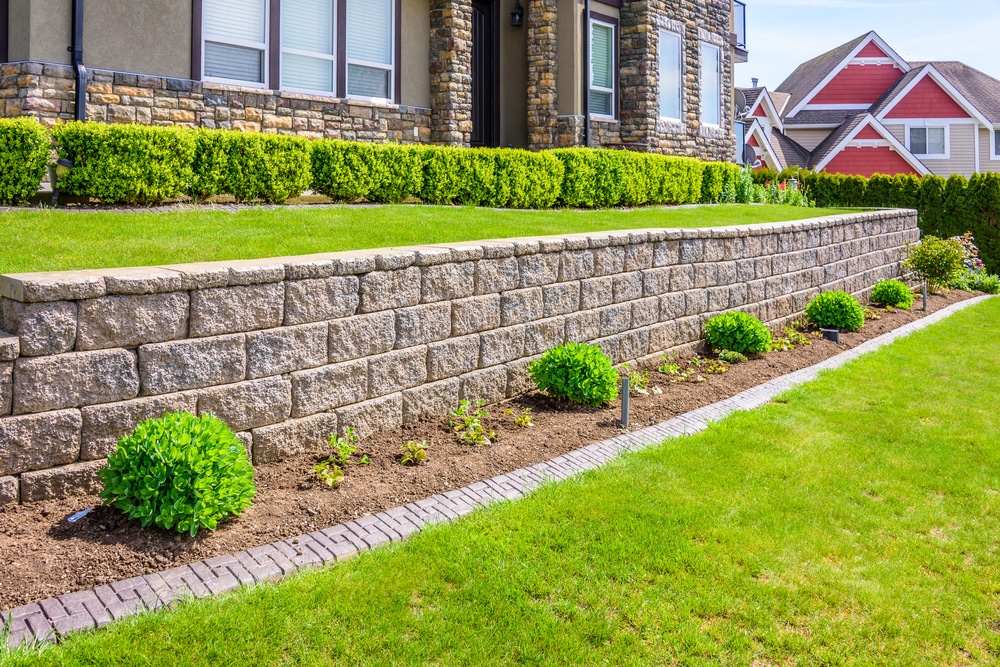 block retaining wall