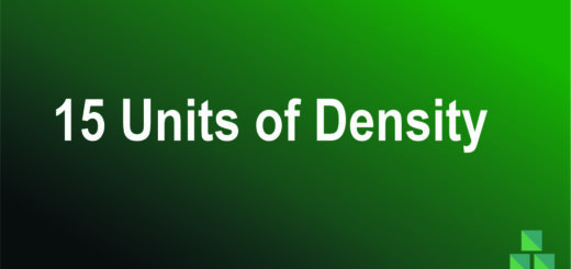 15 Units of Density