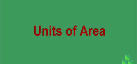 Units of Area